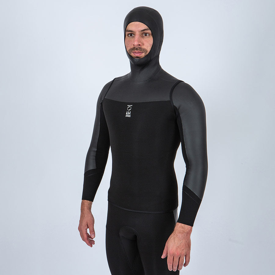 Fourth Element Men's RF2 Hooded Jacket 6/5/4mm-Freediving Suit- by Fourth Element-Divemaster Scuba Nottingham
