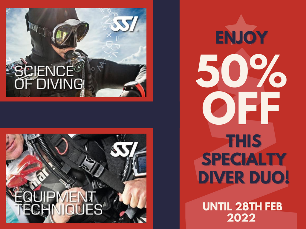 Get a whopping 50% off a Specialty Diver Bundle here!!!