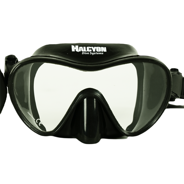 Halcyon Univision Mask-Masks- by Halcyon-Black-Divemaster Scuba Nottingham