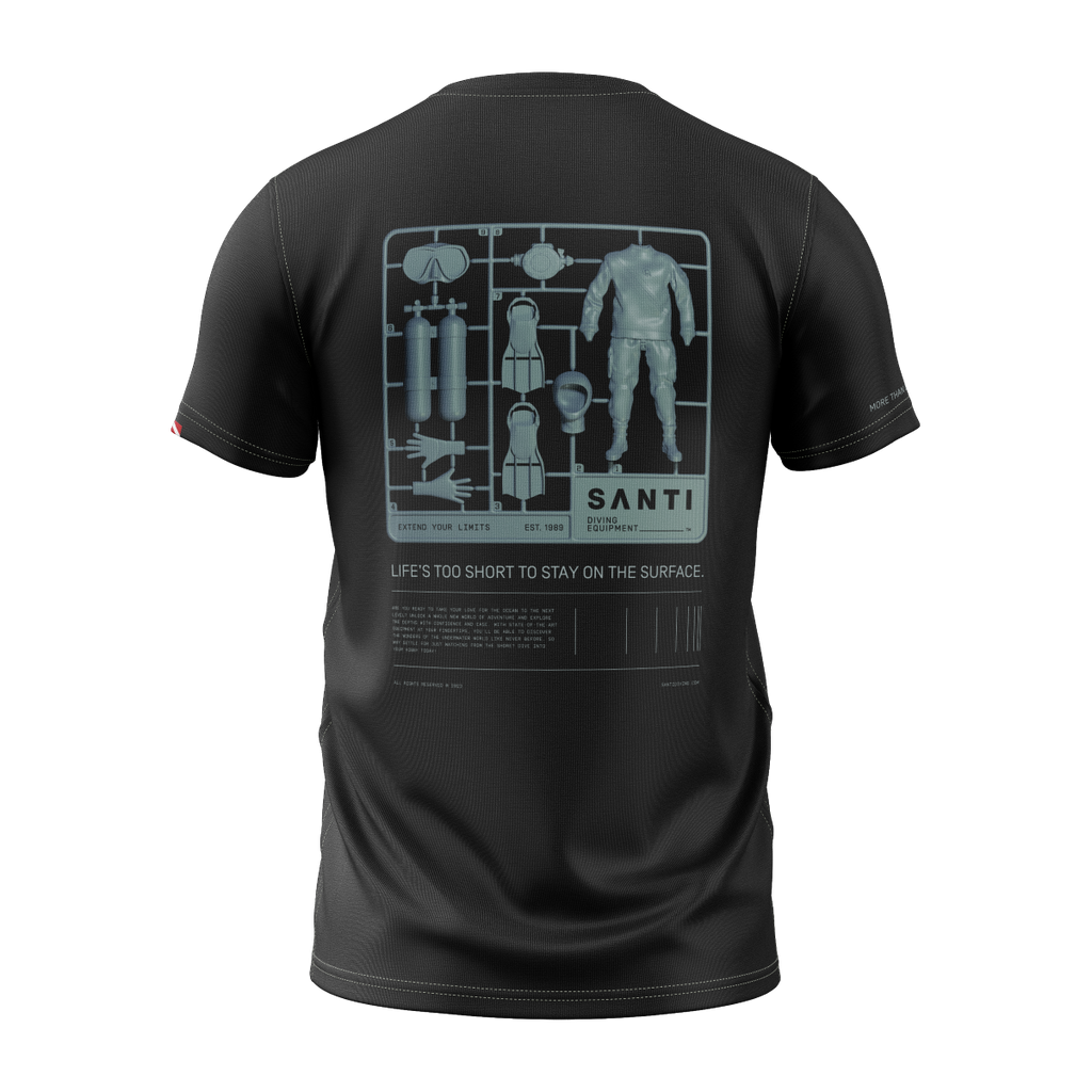 Santi Afterdive - Men's Tshirts-Apparel- by Santi-play-Small-Divemaster Scuba Nottingham