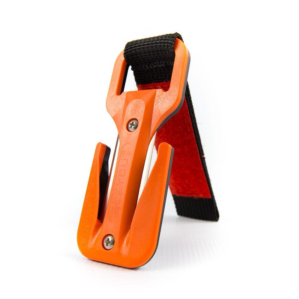 Eezycut Trilobite Flexi Mount-Cutting Tools- by Nautilus-Orange/Black/Orange Velcro-Divemaster Scuba Nottingham