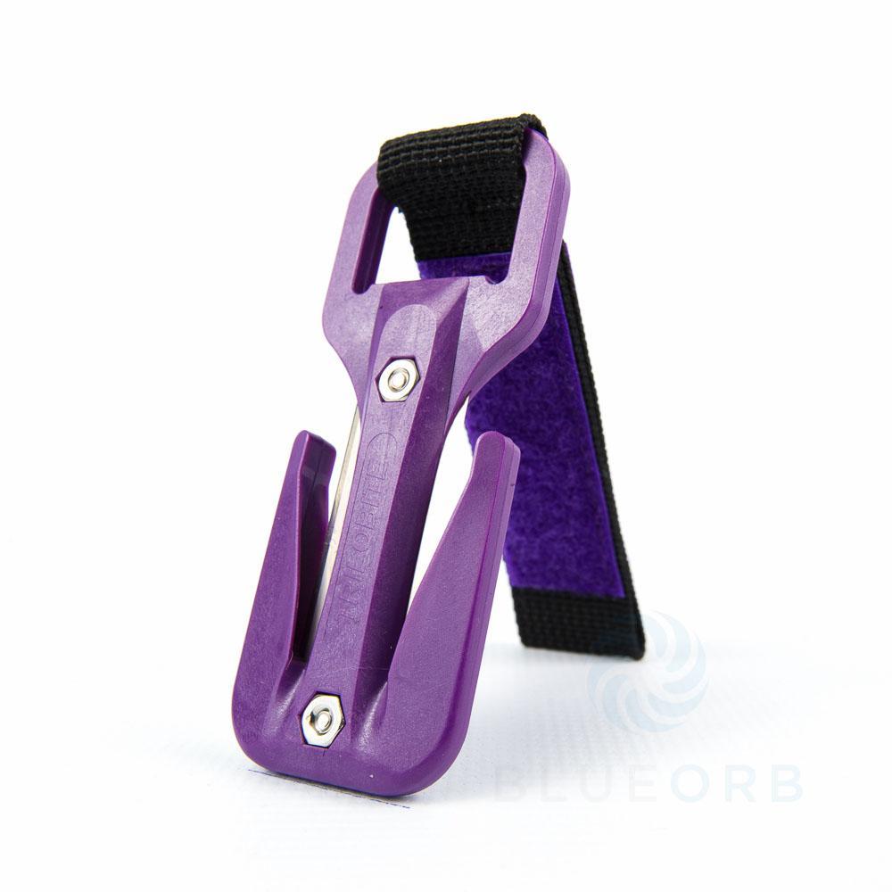 Eezycut Trilobite Flexi Mount-Cutting Tools- by Nautilus-Purple/Purple/Purple Velcro-Divemaster Scuba Nottingham