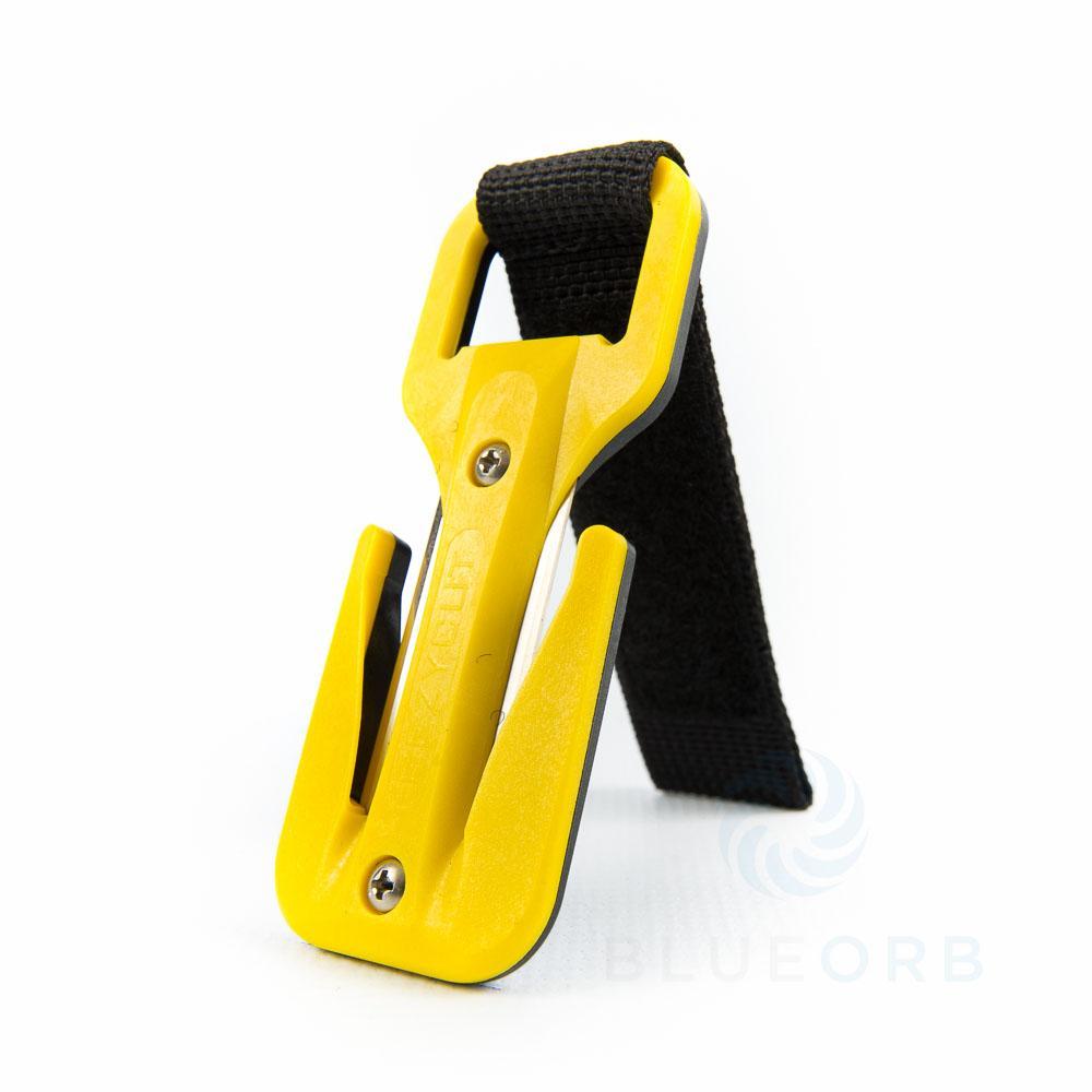 Eezycut Trilobite Flexi Mount-Cutting Tools- by Nautilus-Black/Yellow/Black Velcro-Divemaster Scuba Nottingham