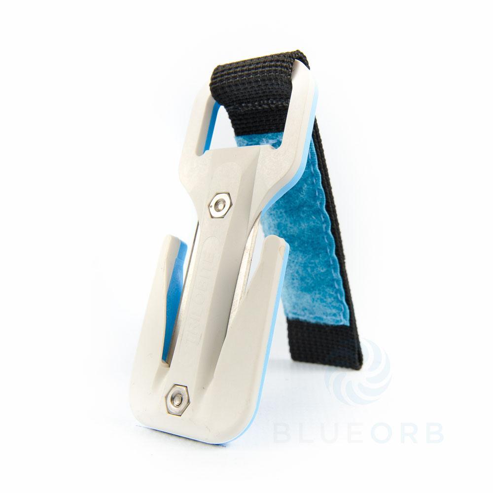 Eezycut Trilobite Flexi Mount-Cutting Tools- by Nautilus-Blue/White/Blue Velcro-Divemaster Scuba Nottingham