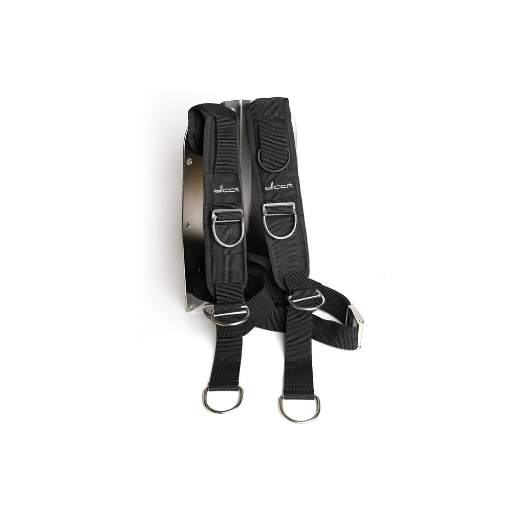 JJ-CCR Adjustable Harness With Steel Backplate-Rebreathers- by JJ-CCR-Divemaster Scuba Nottingham