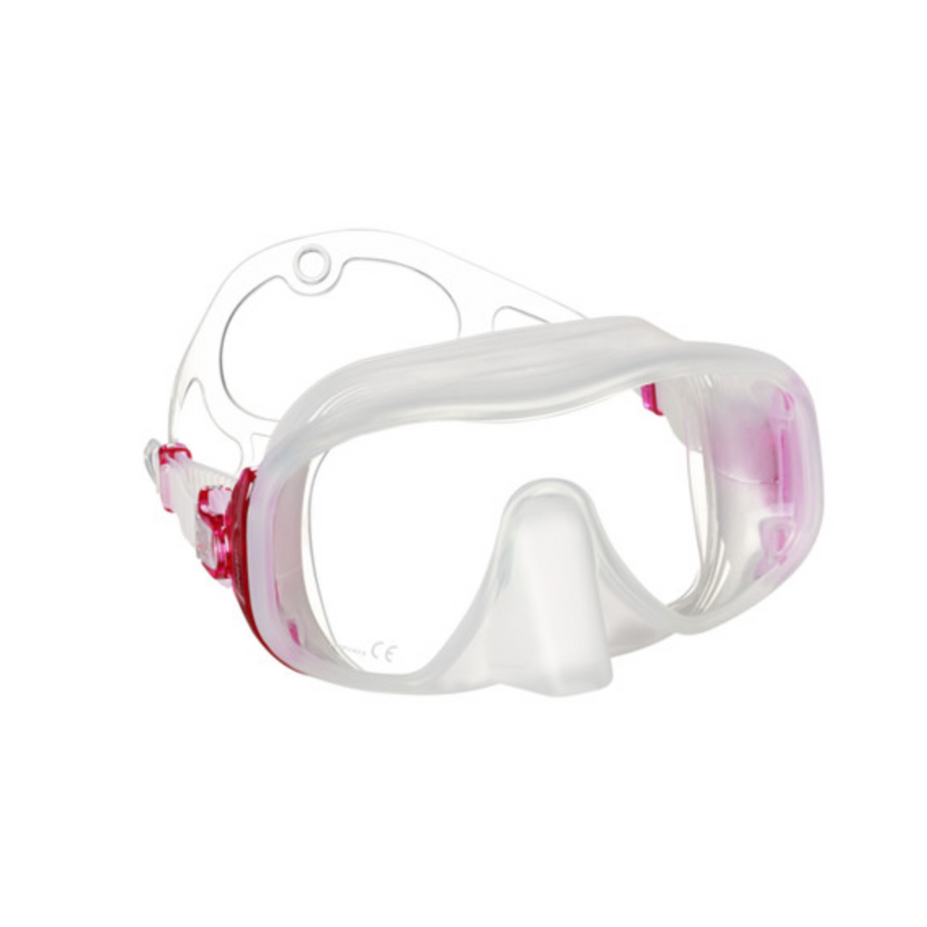 Mares Juno Mask-Masks- by Mares-Clear/Pink-Divemaster Scuba Nottingham
