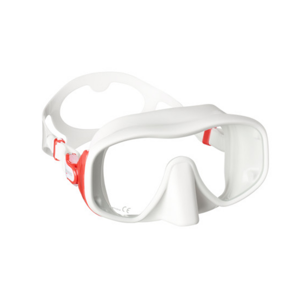 Mares Juno Mask-Masks- by Mares-White/Red-Divemaster Scuba Nottingham