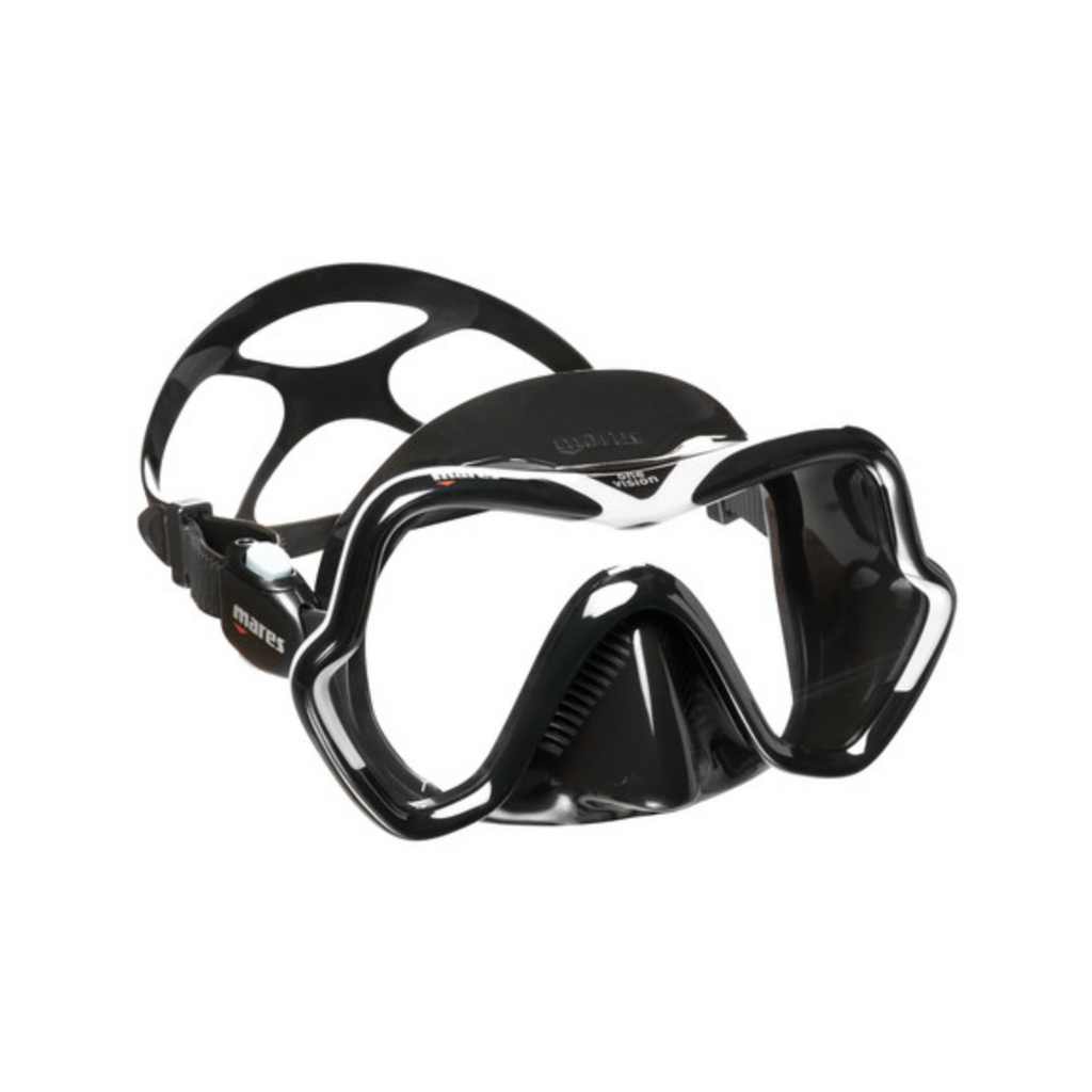 Mares One Vision Mask-Masks- by Mares-Black/White-Divemaster Scuba Nottingham