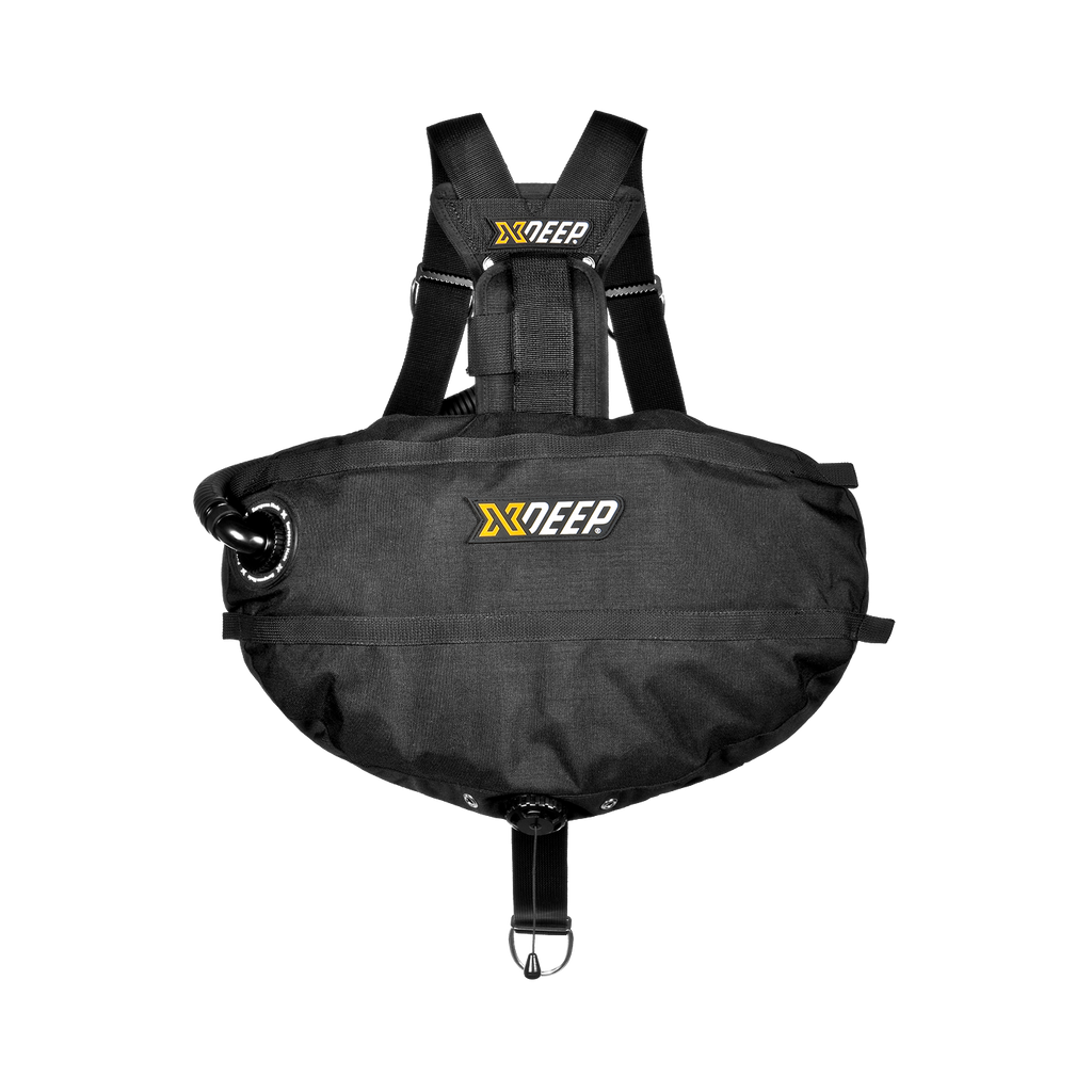 XDEEP Stealth 2.0 Classic System-BCDs & Wings- by XDeep-Double (8x1.5kg)-Black-Divemaster Scuba Nottingham
