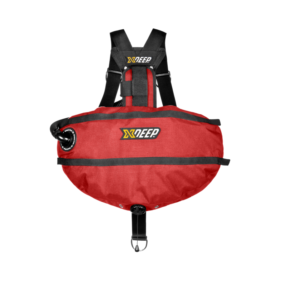 XDEEP Stealth 2.0 Classic System-BCDs & Wings- by XDeep-Double (8x1.5kg)-Red-Divemaster Scuba Nottingham