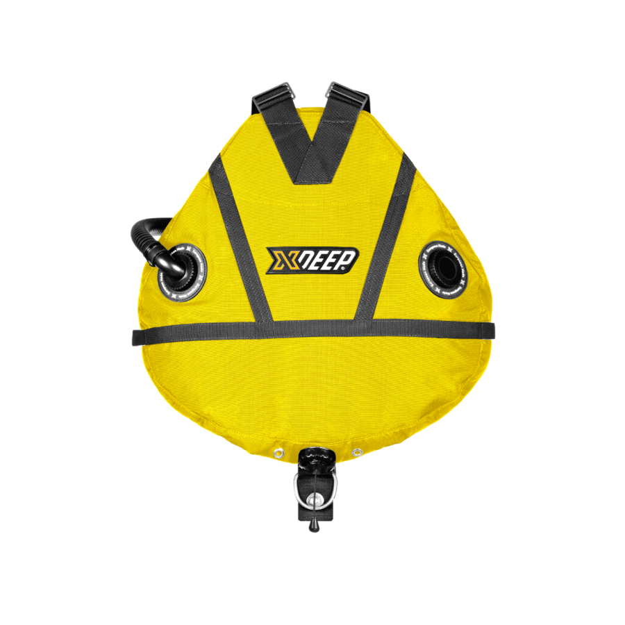 XDEEP Stealth 2.0 Rec RB-BCDs & Wings- by XDeep-Double (8x1.5kg)-Yellow-Divemaster Scuba Nottingham