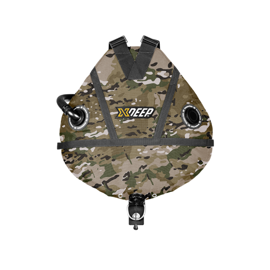 XDEEP Stealth 2.0 Rec RB-BCDs & Wings- by XDeep-Double (8x1.5kg)-Camo-Divemaster Scuba Nottingham