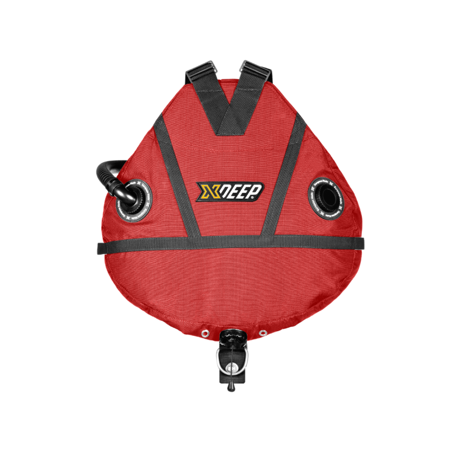 XDEEP Stealth 2.0 Rec RB-BCDs & Wings- by XDeep-Double (8x1.5kg)-Red-Divemaster Scuba Nottingham