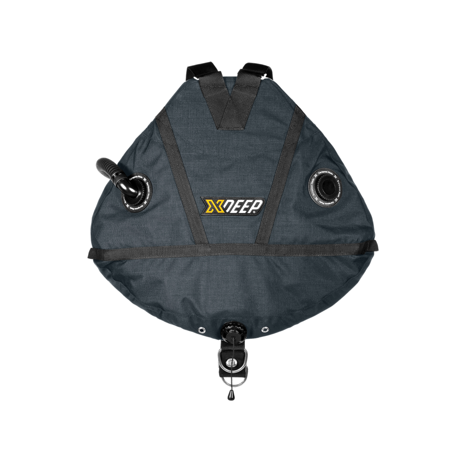 XDEEP Stealth 2.0 Tec RB-BCDs & Wings- by XDeep-Double (8x1.5kg)-Dark Grey-Divemaster Scuba Nottingham