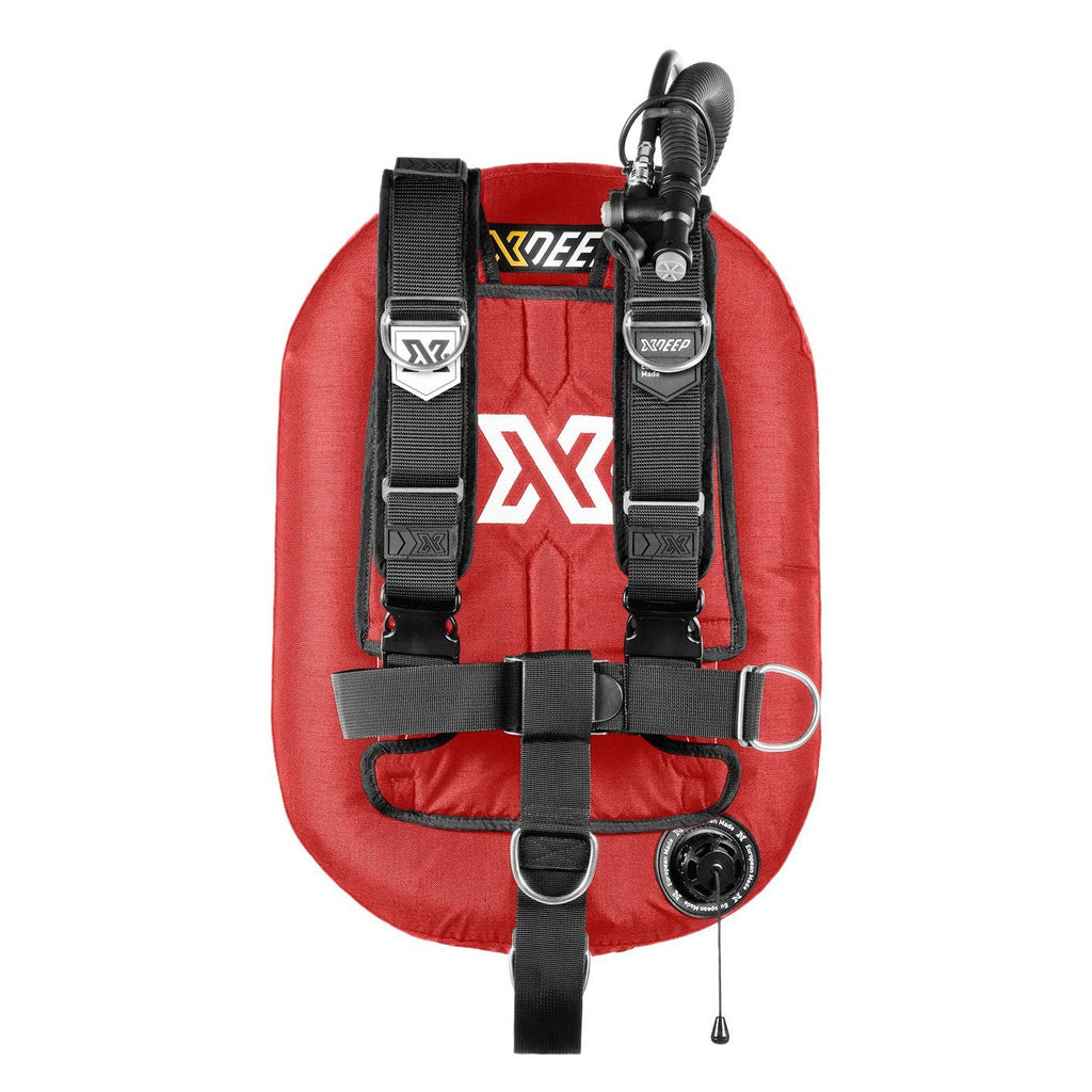 XDeep Zeos 28 Wing System-BCDs & Wings- by XDeep-Deluxe-Aluminium-Red-Divemaster Scuba Nottingham