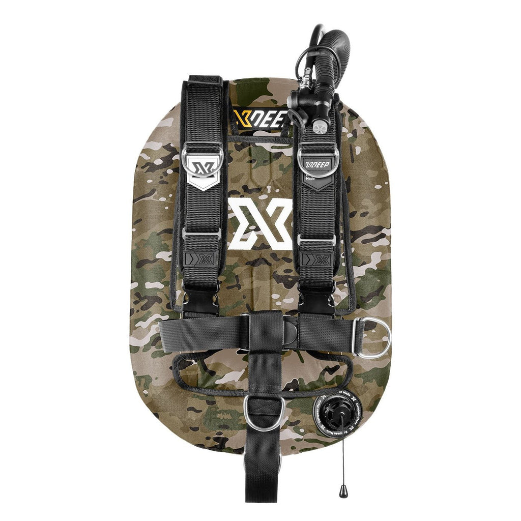 XDeep Zeos 28 Wing System-BCDs & Wings- by XDeep-Deluxe-Aluminium-Camo-Divemaster Scuba Nottingham