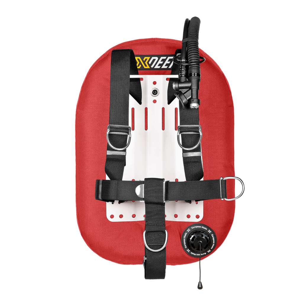 XDeep Zeos 38 Wing System-BCDs & Wings- by XDeep-Standard-Aluminium-Red-Divemaster Scuba Nottingham